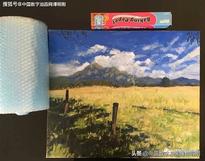 如何画关于国家安全的绘画,数字油画如何包装