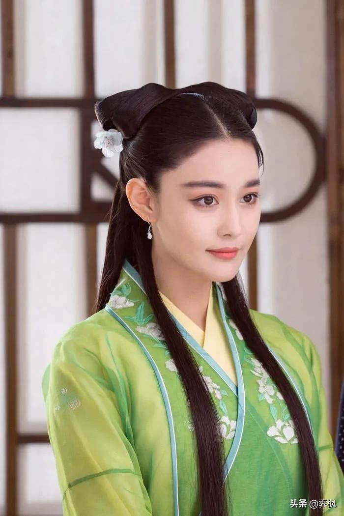 古装剧中的绿衣美女,古装绿衣美女图片