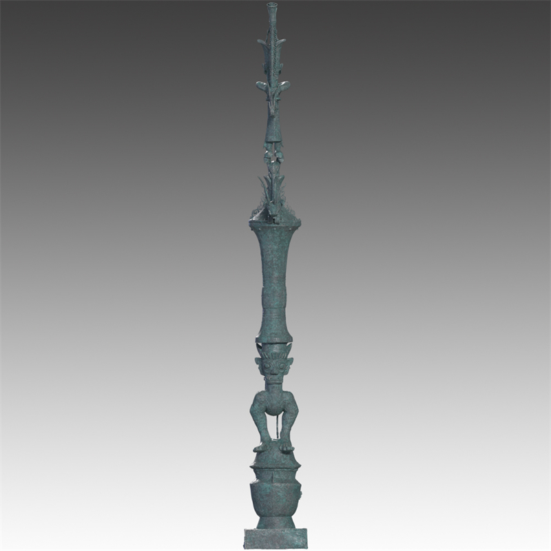 三星堆青铜纵目像简介,三星堆青铜大立人像具体出土位置